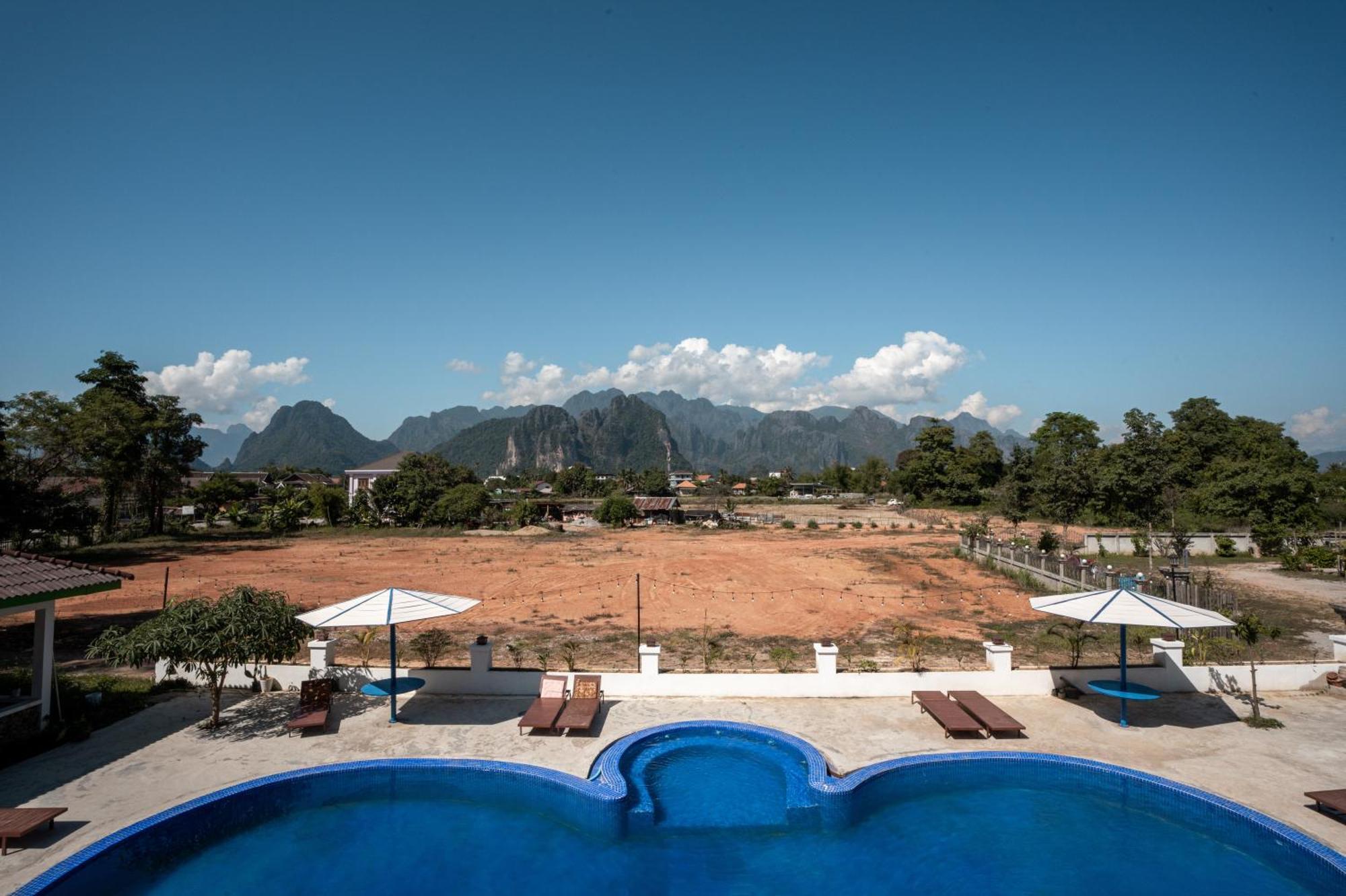 Vang Vieng Garden Resort Luaran gambar